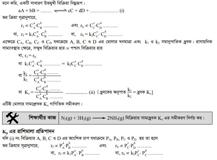 রাসায়নিক বিক্রিয়ায়